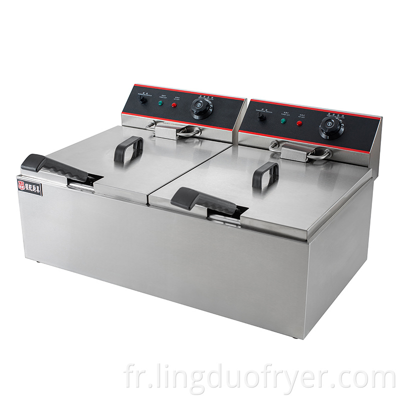 11L+11L electric fryer